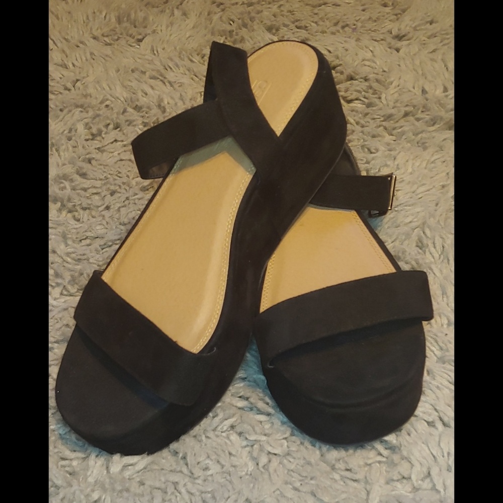 Asos toucan wide fit wedge sandels